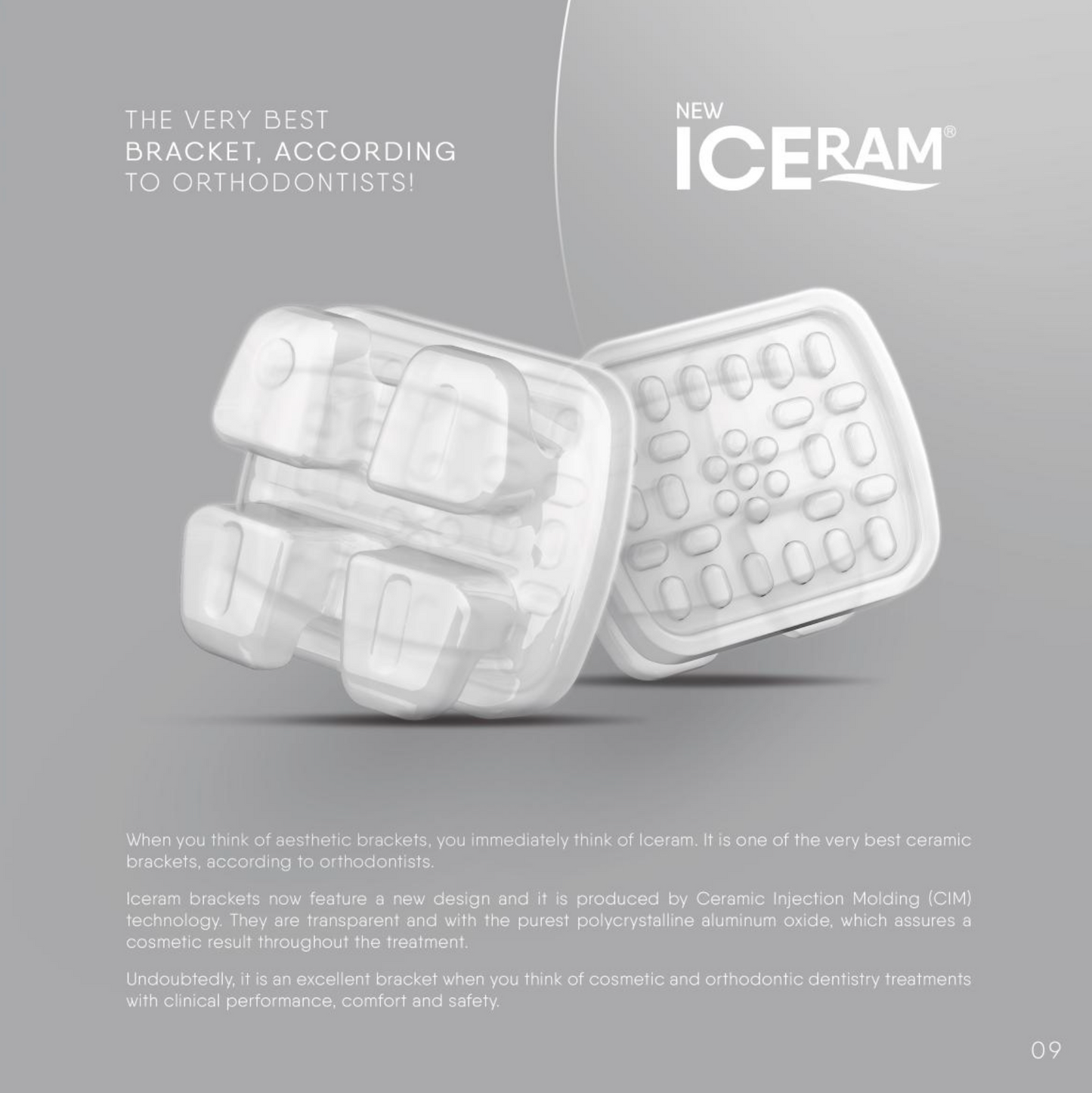 NEW ICERAM - კერამიკული ბრეკეტი